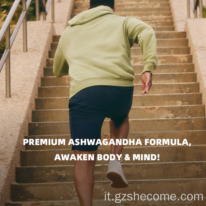 Ashwagandha sostiene il rilassamento India Capsule Ashwagandha